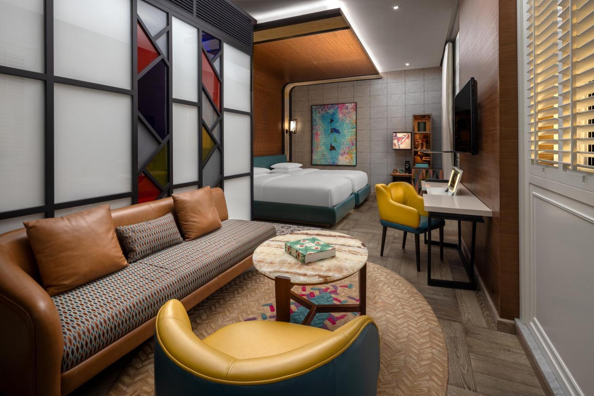 Hotel Andaz Dubai The Palm, By Hyatt Exterior foto A room at the hotel