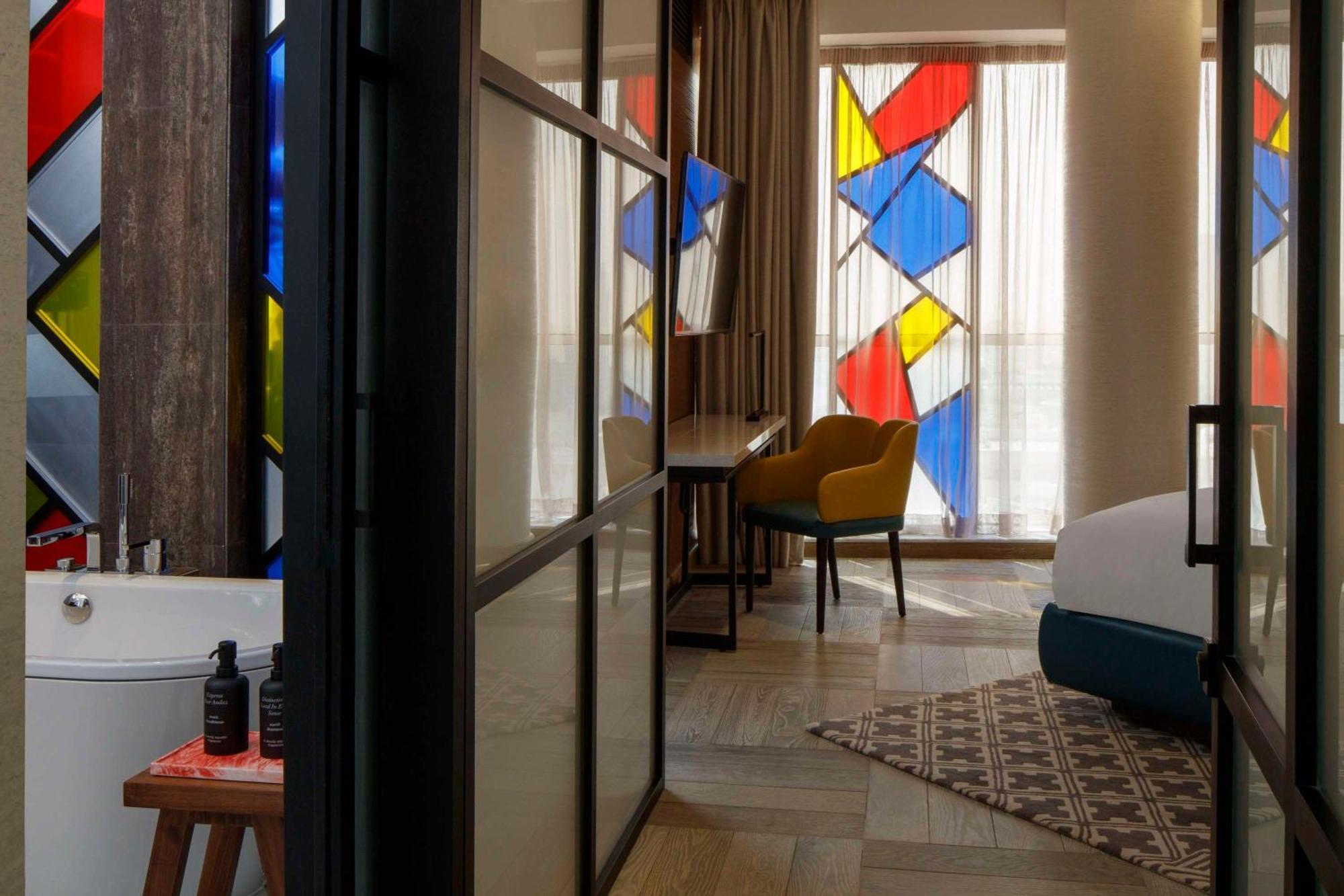 Hotel Andaz Dubai The Palm, By Hyatt Exterior foto A room at the hotel