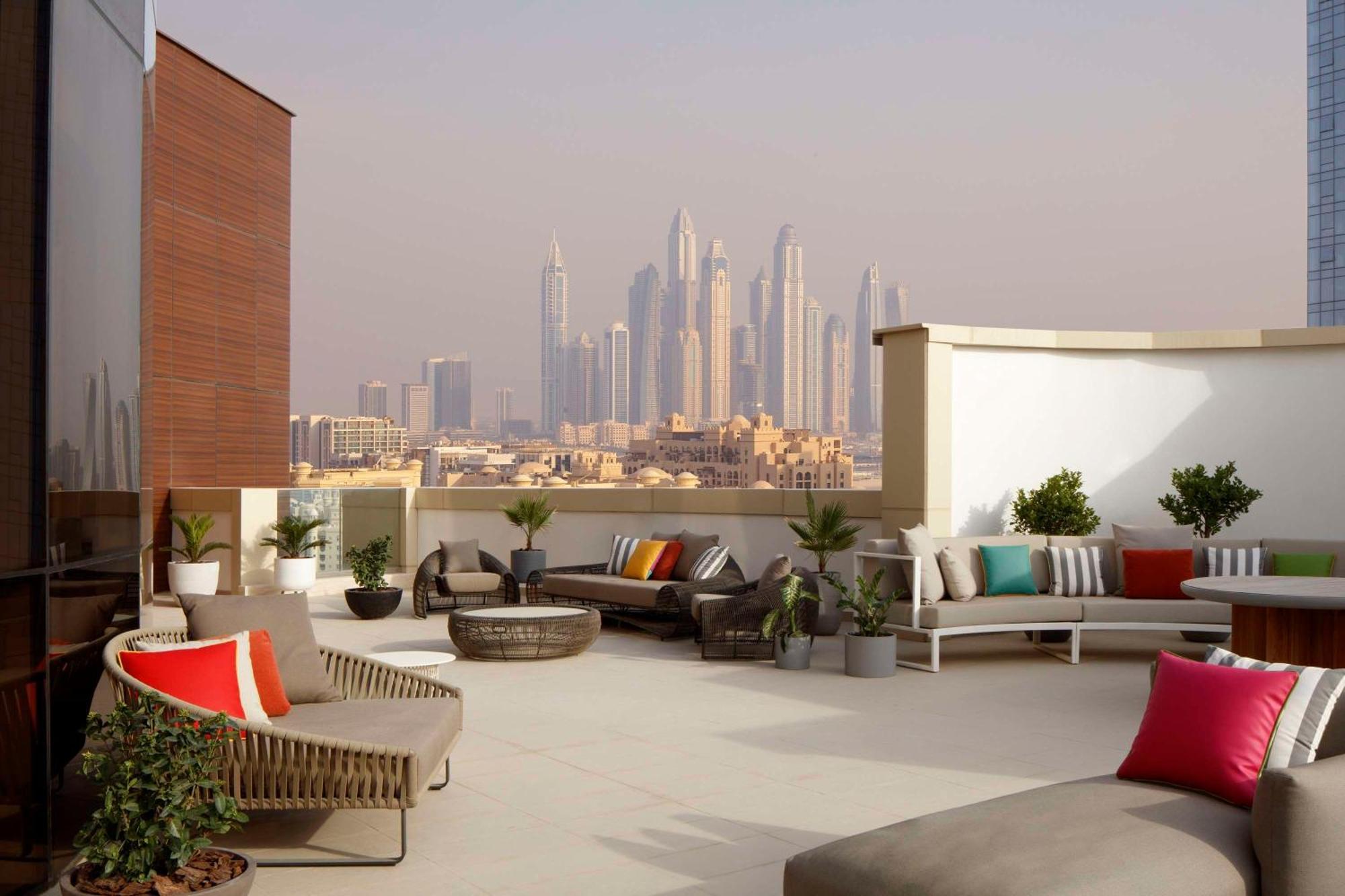 Hotel Andaz Dubai The Palm, By Hyatt Exterior foto View from the rooftop