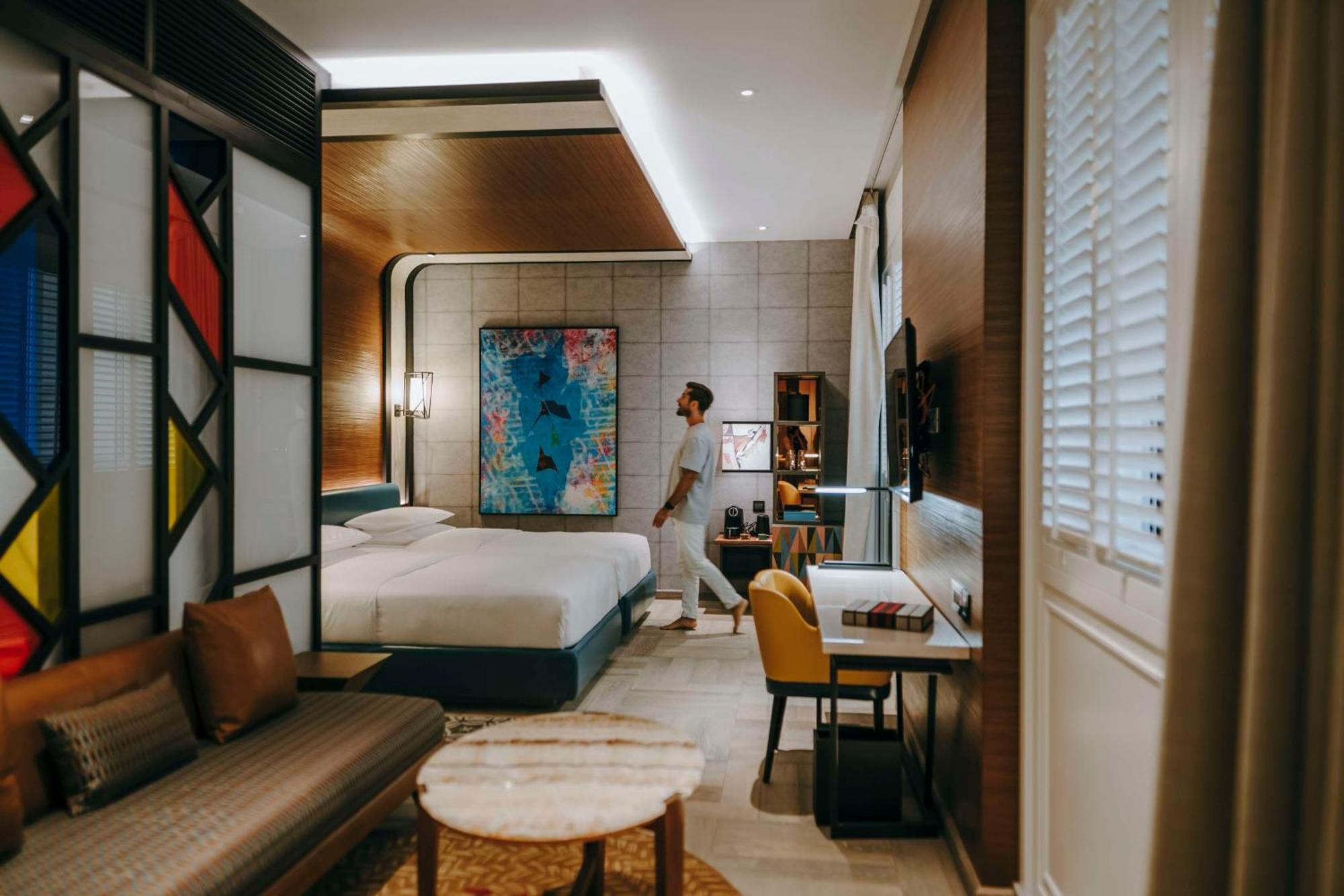 Hotel Andaz Dubai The Palm, By Hyatt Exterior foto A room at the hotel